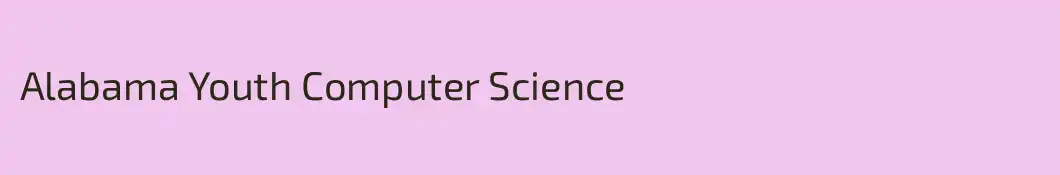 Alabama Youth Computer Science